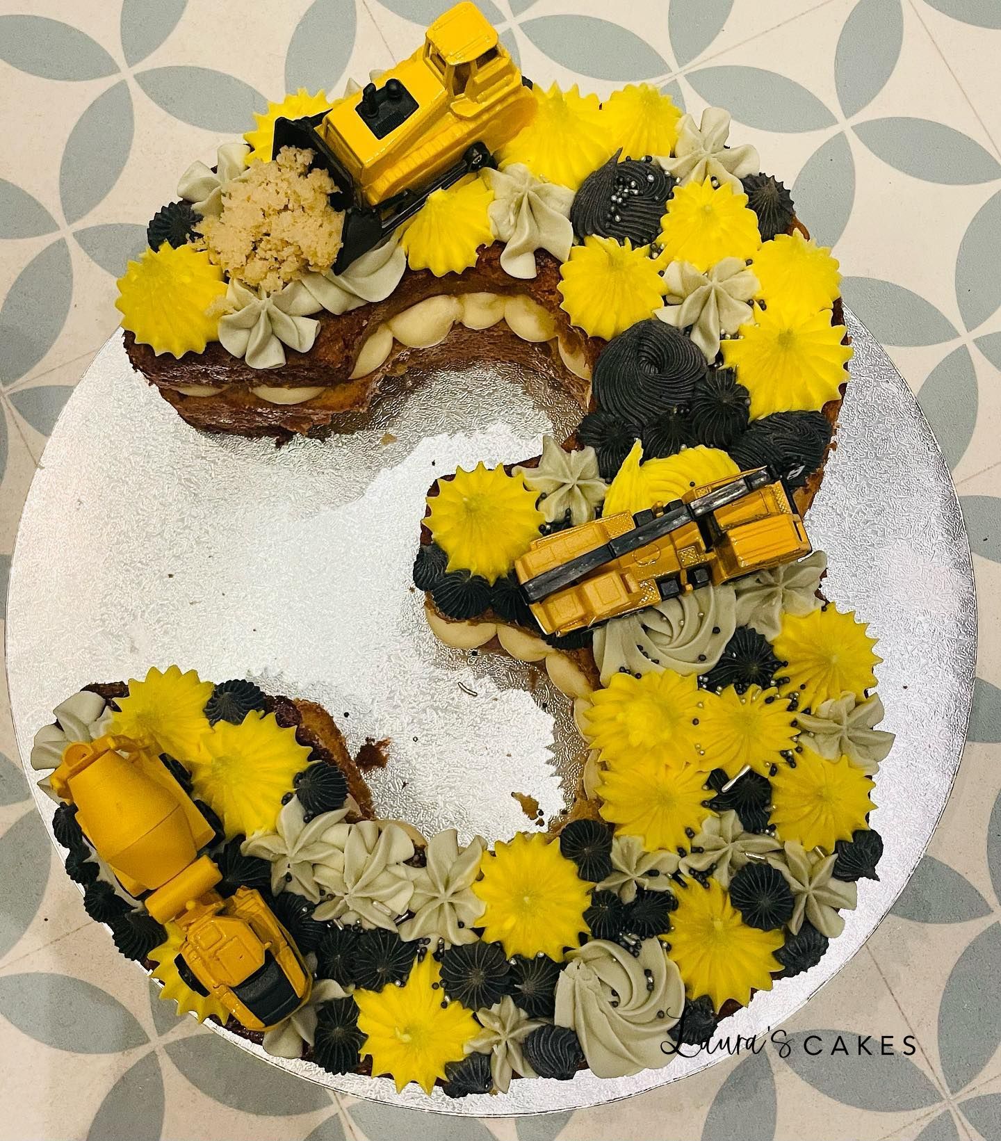 Celebration cake: A number on it