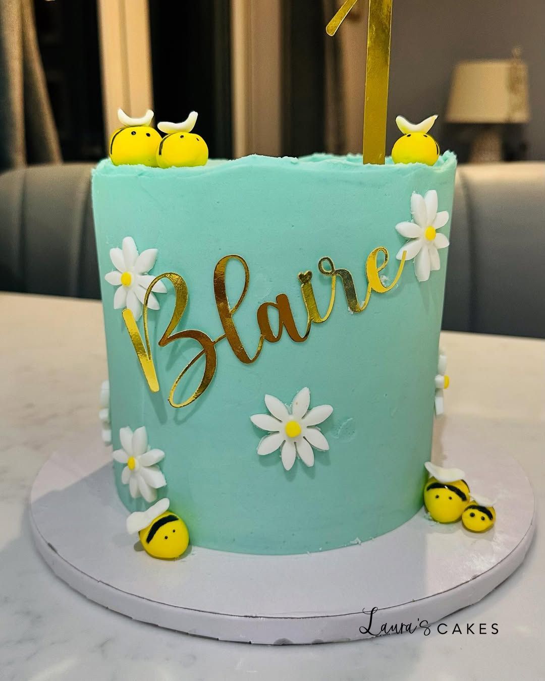 Celebration cake: A yellow duck on top