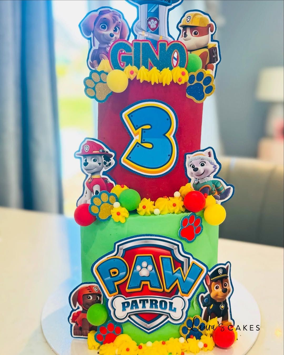 Celebration cake: Paw patrol birthday cake